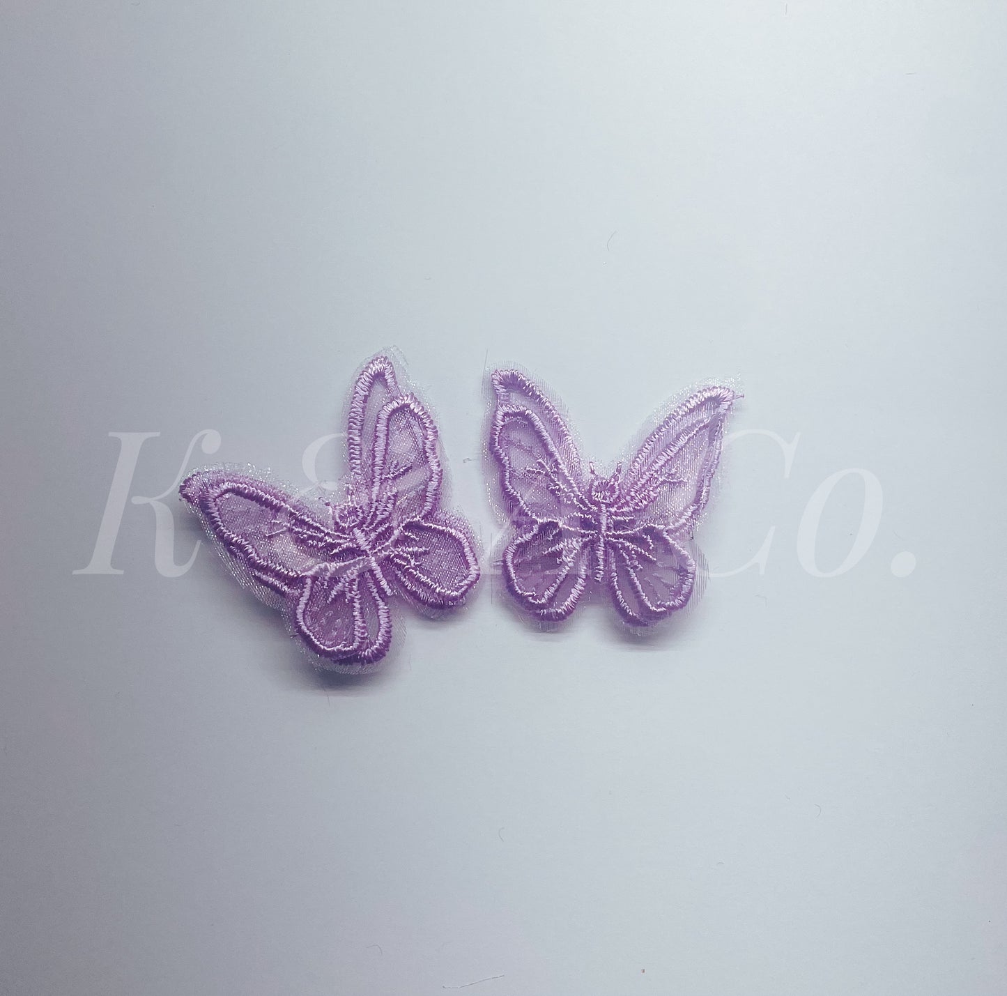 Mini butterfly hair clips